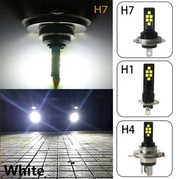 2gab H7, H4 H3 4.2 w 720lm 6000k baltā kombinācija LED komplekts lukturu spuldzes ar augstu staru ūdensnecaurlaidīgs komplekts, ūdens miglas gaisma auto spuldzes