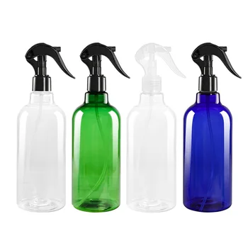 2gab/set 500ML Krāsains PET Spray Tukšās Pudeles Izraisīt Smidzinātājs Ēteriskās Eļļas Aromterapijas Smaržas Uzpildāmas Pudeles