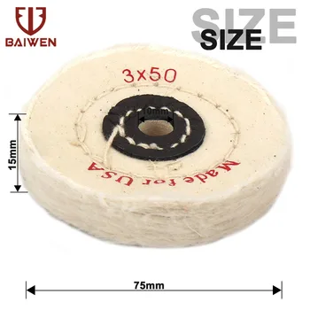 3 Collu Apli Slīpripas Pulēšanas Spilventiņu Auduma Abrazīvais Disks Stendā Dzirnaviņas Riteņu Komplekts Metāla Slīpēšanas Rotācijas Instrumentiem