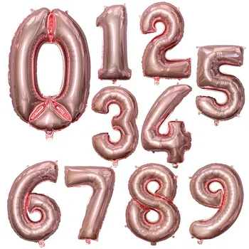 40 Collu Lielu Folija Dzimšanas Dienā Gaisa Baloni Hēlija Numuru Balonu Figūras Happy Birthday Puse Rotājumi Bērniem Baloon Dzimšanas Dienas Svinības