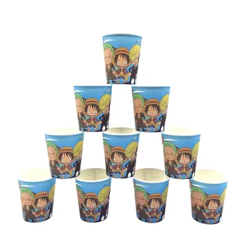 41-61pcs Monkey D. Luffy Tēma Kazlēnu Dzimšanas dienas Rotājumi Papīra Cup Plate Autiņu Bērnu Duša Puse, Vienreizējās lietošanas Trauki Galda piederumi