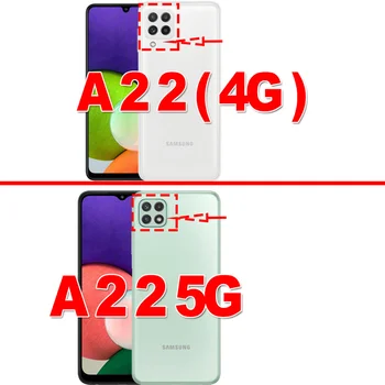 4in1 9D Aizsargājošu Stikla Samsung A22 5G Rūdīta Stikla Sansung Galaxy A22 Ir 2021. Ekrāna Aizsargs Filmu Samsung 22 4G/5G