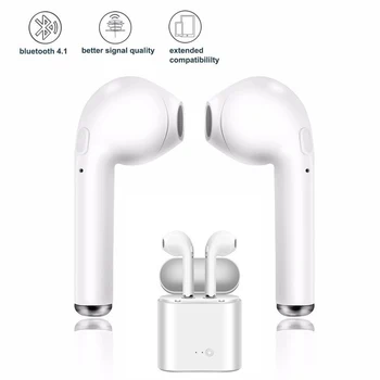 A6S TWS Bezvadu Bluetooth Austiņas In-ear Trokšņu slāpēšanas par Xiaomi Samsung Viedtālrunis Huawei Sporta Earbuds Austiņas ar Mic I7S