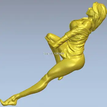 Augstas kvalitātes 3d modeli atvieglojumu par cnc vai 3D printeri STL failu Sexy skaistums