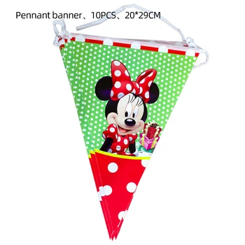 Disney Minnie Mouse Puse Rotājumi Red Dot, Stilu, Bērnu Dzimšanas dienu Dsposable Galda piederumi Papīra Tases, Šķīvji Salvetes