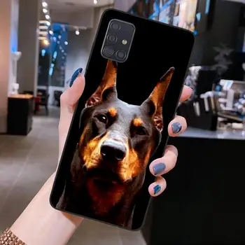 Dzīvnieku Dachshund Doberman suns Tālrunis Case for Samsung Galaxy S20 FE plus Ultra S6 S7 malas S8 S9 plus S10 5G lite 2020