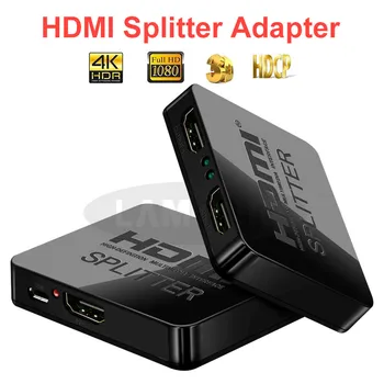 HDMI Splitter 1 2 No 1080P HDTV HDMI Slēdzis Pastiprinātājs TV1080P HDMI Adapteris Sadalītāja Kabeļa Adapteris Converter DVD