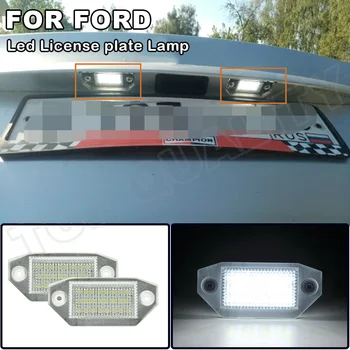 Lai no 2000. līdz 2007. gadam Ford Mondeo MK3 1S7113550AD 12V LED Licences Numura zīmes Apgaismojuma Lampas 24SMD
