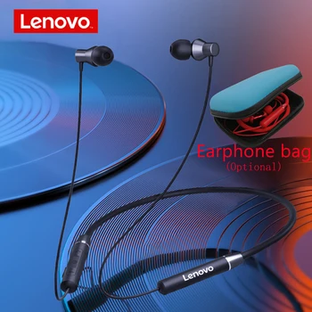 Lenovo Austiņas Bluetooth5.0 Bezvadu Austiņas Magnētisko Neckband Austiņas IPX5 Ūdensizturīgs Sporta Austiņu ar Trokšņa Slāpēšanas Mikrofons