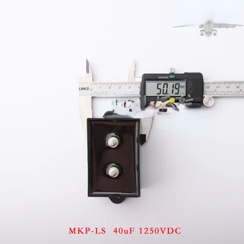 MKP-LS 40UF 1250VDC Ne-induktīvās Kondensators Metalized Filmu CBB Poliestera Kondensatora Elektriskās Metināšanas Mašīna