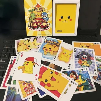 Pokemon Pikachu pokera kārtis pieaugušo bērnu ikdienas Mazināt stresu Smadzeņu Spēles rotaļlietas Puse Līgumu Tilta Burvju Darbības balsti