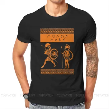 Senie Grieķi Spartas Molon Labe T Vīriešiem Gothic Lielgabarīta Punk Crewneck Kokvilnas T Krekls 2020