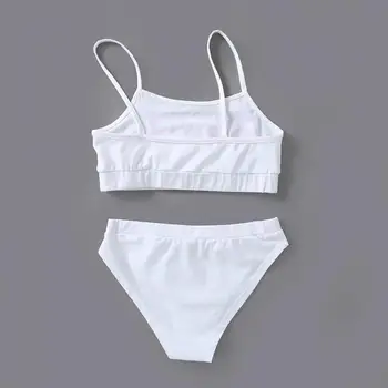 Sexy Vasarā Divas Gabals, Kas Bikini Uzvalks Vēstuli Izdrukāt Tvertne Top Sexy Bez Piedurknēm, Vasaras Harajuku Kawaii Apgriezts Feminino Bikini 2021