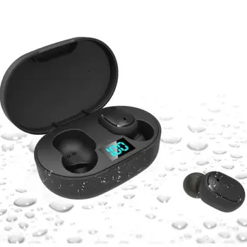 TWS E6s Ciparu Displejs Akumulatora Fone Bluetooth Taisnība Bezvadu Stereo Austiņas Sporta Austiņas Spēļu Mini Austiņas In-Ear Earbuds