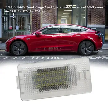 Ultra Bright LED Spuldzes Komplektā Bagāžnieka Frunk Gaismu Tesla Model X S 3 Viegli Plug Rezerves LED Interjera Lampas Spuldzes