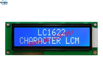 1602 liels, liels lcd blue labas kvalitātes LC1622 HD44780 122*44mm, nevis LMB162GFC WH1602L bezmaksas kuģis