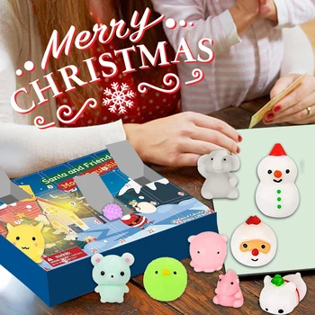 24 Dienas Ziemassvētku Kalendārs Atpakaļskaitīšanas Dāvanas Rūtiņu Gudrs Izspiest Rotaļlietas Ziemassvētki Adventes Kalendārs Klāt Bērniem M09