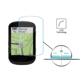 3 GAB. Skaidrs, Rūdīts Stikls Screen Protector For Garmin Edge 830 530 GPS Velosipēdu Slip-pierādījums antidetonācijas Rūdīta Stikla Plēves