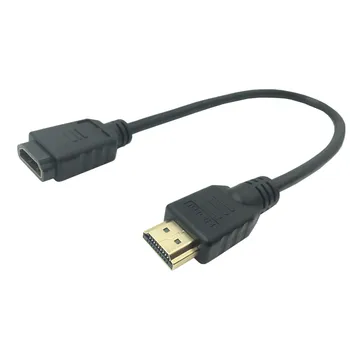 30 cm pagarinājums HDMI-saderīgam kabeļa Adapteris A Tipa hdmi Vīrietis sieviete 1.4 V 1080P Melni Savienotāji Paplašinājuma extender 1.4 V