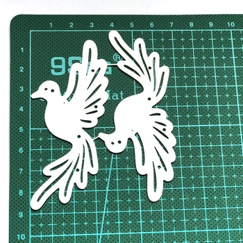 3D Karājas Balodis Putns, Metāla Griešanas Mirst Trafaretu veidnes Scrapbooking Die Samazināt ar spiešanu nomirst mākslas decoation Amatniecības nazi, pelējuma