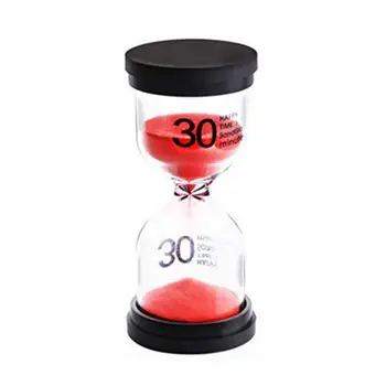 6Pcs/Set 1/3/5/10/15/60Mins Inovatīvu smilšu pulkstenis Dekoratīvais Stikls Portatīvo Sajauc Krāsu Multifunkcionāla Smilšu Taimeris Pulkstenis Ikdienas Lietošanai