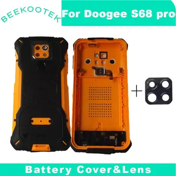 Aizsardzības Aizmugurējo Vāciņu+Skaļrunis+pirkstu Nospiedumu+MIKROFONS+Strāvas Vads+Uztvērējs+Atpakaļ Objektīvs Doogee S68 Pro Akumulatora korpusa Ideāls Daļas
