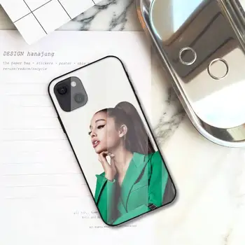 Ariana Grande Phone Gadījumā iPhone13 12 Mini 11 Pro XS Max X XR 7 8 Plus Stikla Apvalks