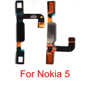 Augstākās Kvalitātes pirkstu Nospiedumu Sensors Flex Kabelis Nokia 5 Nokia5 N5 Atgriezties Mājās Pogas Taustiņu, Pieskarieties ID Sensors Flex Kabelis Lentes Daļa