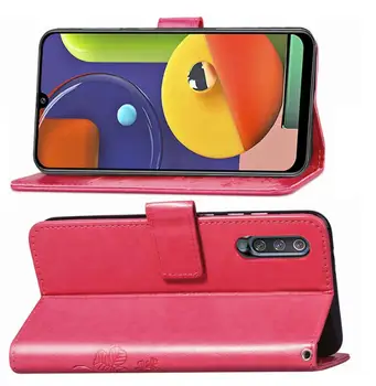 Flip maciņš Case for Samsung Galaxy J5 Ministru Pro S2 S9 Plus S3 Neo Duos S4, S5, Mini M02 M02S F52 Karti Ādas Turētāja Vāciņu