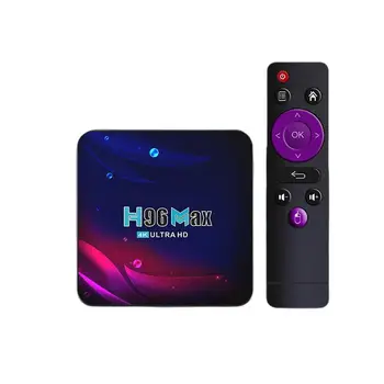 JAUNU H96 Max Smart TV Box Android 11 16.G ROM Wifi 4K Youtube H96MAX 2G Android TVBOX Set Top Box Media Player ir 2021.