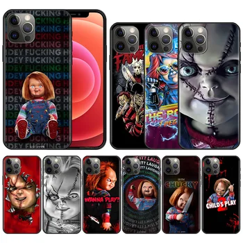 Labākais Tālrunis Case For Apple iPhone 11 12 13 Pro Max Mini7 6 8 6s Plus X XS max XR SE2020 5 5S Capa Horro Filmu Chucky