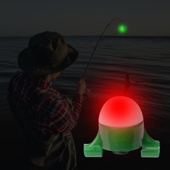 LED Zvejas Signalizācijas Stieņa Galu Sensors Gaismas Karpas Nakts Zvejā Kodums Signalizācijas Gaismas LED Gaismas Āra Nakts Zvejas Piederumi