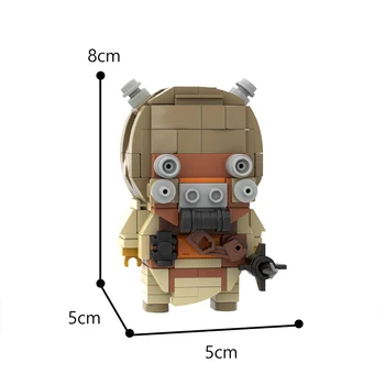 Mazā puzzle Celtniecības Bloki Anime Attēls Brickheadz bērnu rotaļlietu Komplekts Kosmosa Karu Ķieģeļu Lelle Ziemassvētku Bērnu smadzeņu spēle, Dāvanu