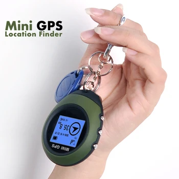 Mini GPS Navigācijas Uztvērēju ar Sprādzes USB Lādējamu Portatīvo Atrašanās vietu Meklētājs Tracker Āra Sporta Pārgājienu Maršruta Rīks