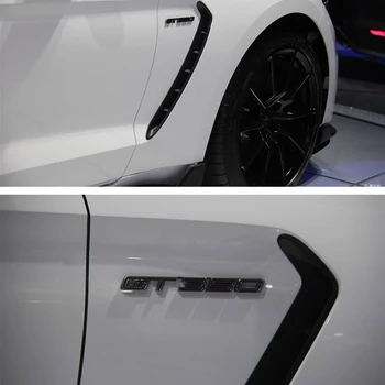 Par GT350 3. Posms Sakausējuma Žetons par Ford GT 350 Mustang Shelby Fiesta Sporta Kupeja Pusē Bagāžnieka 3D Uzlīmes Ārpuse Auto Pielāgošanas