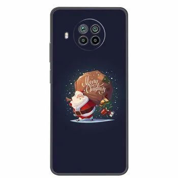 Par Xiaomi Mi 10T Lite 5G Gadījumā Ziemassvētku Gudrs Mīksto TPU Silikona Telefonu Gadījumos Par Xiaomi Mi10T 10 T Lite Aizmugurējo Vāciņu Jaunā Gada Dāvanu