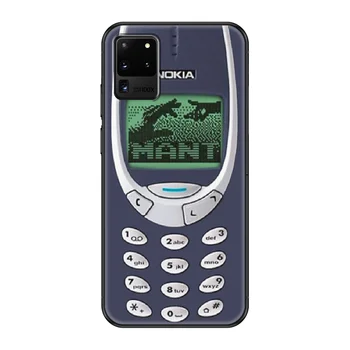 Smieklīgi Nokia Telefonu gadījumā Par Samsung Galaxy S 3 4 5 6 7 8 9 10 E Plus Lite Edge black 3D bufera krāsošana hoesjes silikona coque