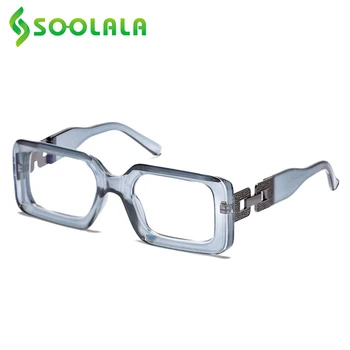 SOOLALA Pilna Kadra Laukumā Zilā Gaisma Pretbloķēšanas Lasīšanas Brilles Sievietes, Dāmas Tālredzīgs Palielināmo Presbyopic Brilles, Briļļu Jaunas