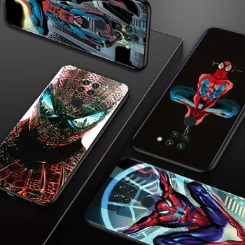 Spiderman marvel supervaroņu Fundas par Xiaomi Redmi Piezīme 10 11 Pro 8 9 Pro 8T 9S 9T Redmi 8.A 9.A 9.C 9T 10 Mīksto Korpusa Aizmugurējo Vāciņu