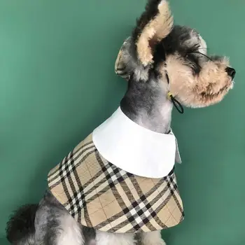 Suņu Apģērbu Komplekts Pavasara Apģērbu Britu Tendence Cute Rotaļlācītis Schnauzer Bomei West Highland Corgi Pet Apģērbs, Cepure, Mājdzīvnieku Preces