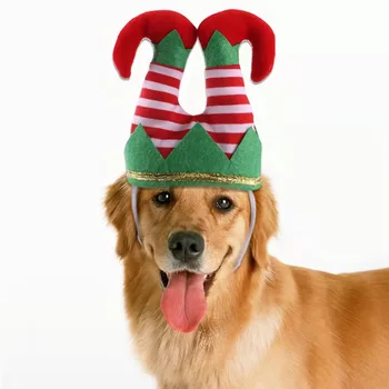Ziemassvētku Pet Suns, Cepures Smieklīgi Suņi Galvassegu, Lai Kucēns, Kaķēns Kaķis Ziemsvētki Puse Pet Tērpu Aksesuāri